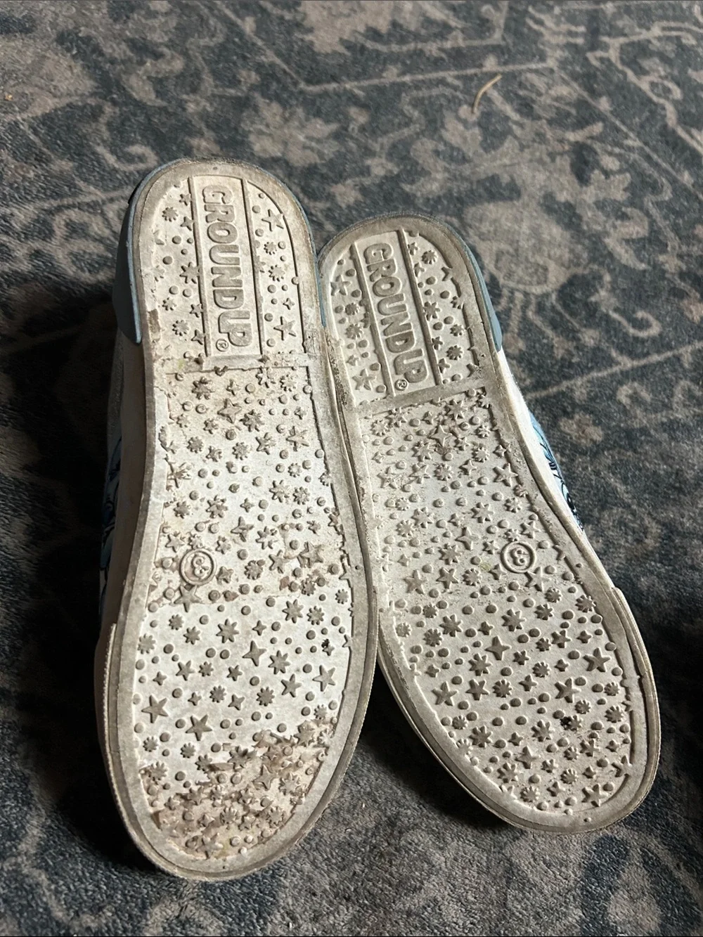 Blue Character Slip-On Kids Sneakers